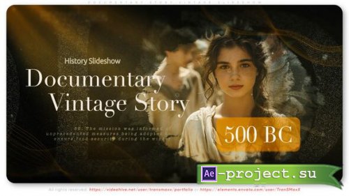 Videohive - Documentary Story Vintage Slideshow - 56213251 - Project for After Effects