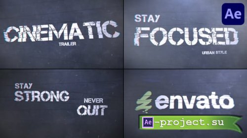 Videohive - Cinematic Trailer for After Effects - 56198044 - Project for After Effects