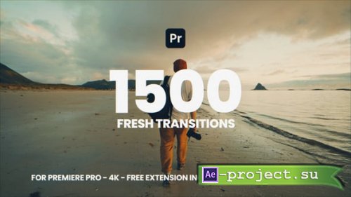 Videohive - Transitions for Premiere Pro - 56153991 - Project & Script for Premiere Pro