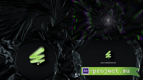 Videohive - Black Cloth wave logo Reveal - 56133155 - Project for After Effects