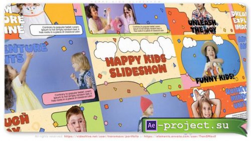 Videohive - Happy Kids Opener - 56256358 - Project for After Effects