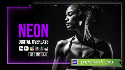 Videohive - Neon Digital Overlays - 56241183 - Project for After Effects