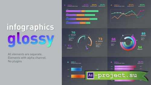 Videohive - Infographics glossy - 56205835 - Project for After Effects