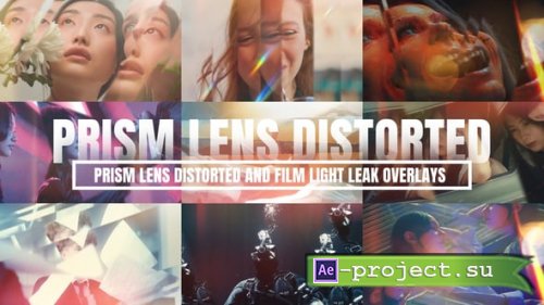 Videohive - Prism Lens Distorted Effects Film Light Leak Overlays - 56210917 - Project for After Effects