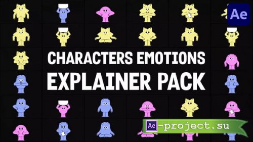 Videohive - Characters Emotions Explainer Pack for After Effects - 56221150 - Project for After Effects