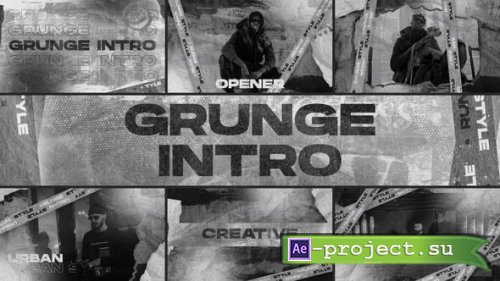 Videohive - Grunge Intro - 56227389 - Project for After Effects