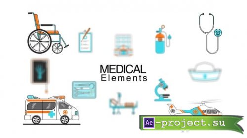 Videohive - Medical Elements - 56244638 - Project for After Effects