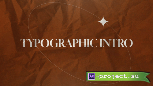 Videohive - Vintage Intro - 56265081 - Project for After Effects