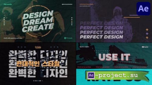 Videohive - Modern Typography for After Effects - 56260585 - Project for After Effects