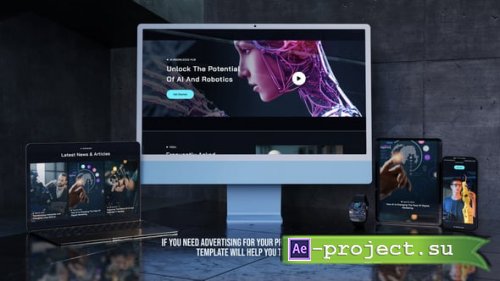 Videohive - Devices Mockup Web Promo - 56264790 - Project for After Effects