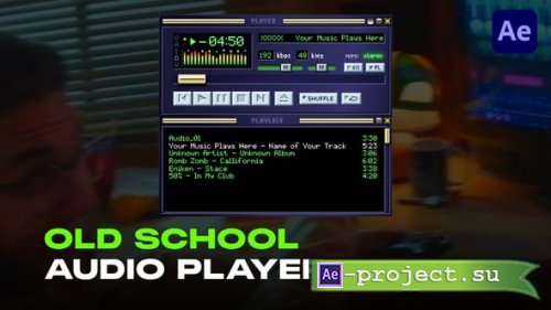 Videohive - Audio Visualizer | Old School Player - 56270213 - Project for After Effects