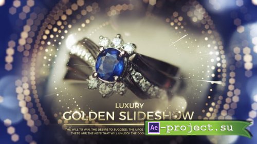 Videohive - Luxury Golden Slideshow - 25513131 - Project for After Effects