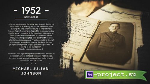 Videohive - The History - 22525532 - Project for After Effects