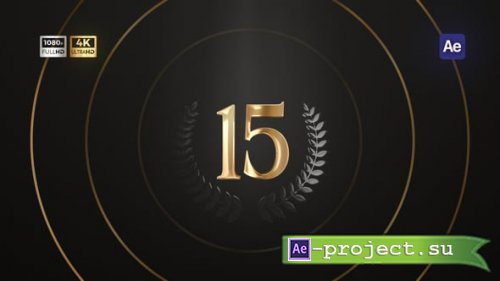 Videohive - Anniversary Logo Reveal - 56288730 - Project for After Effects