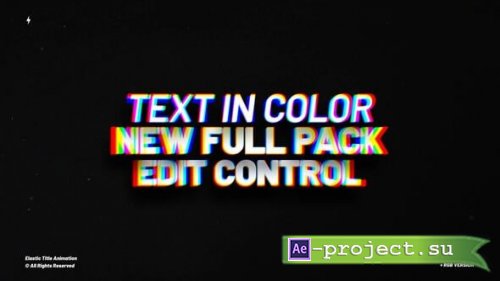 Videohive - Elastic Titles Animation | After Effects - 56290557 - Project for After Effects