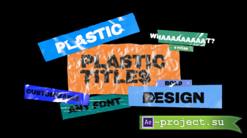 Videohive - Plastic Titles - 56301280 - Project for After Effects