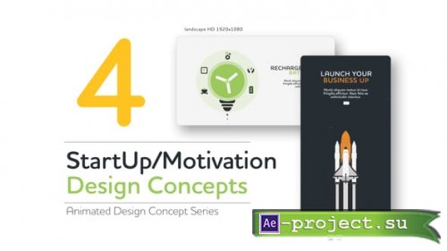 Videohive - Start Up Motivation Design Concept - 56303335 - Project for After Effects