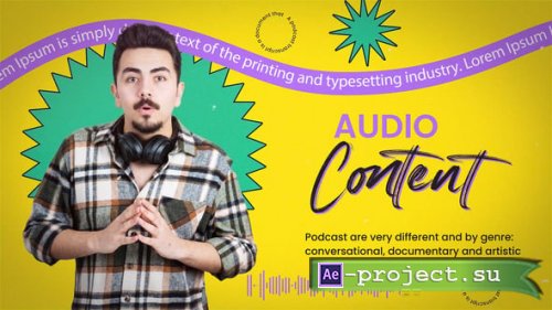 Videohive - Podcast Opener - 56304796 - Project for After Effects