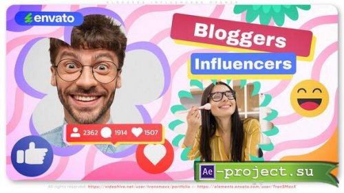 Videohive - Blogger Influencer Opener - 56317540 - Project for After Effects