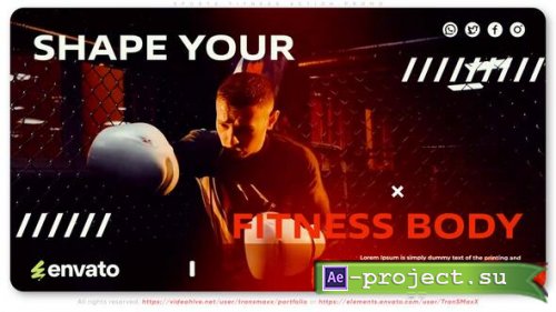 Videohive - Sports Fitness Action Promo - 56317597 - Project for After Effects