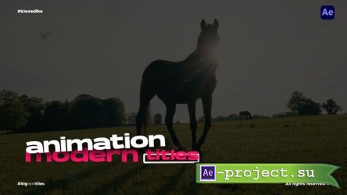 Videohive - Big Text Titles - 56345289 - Project for After Effects