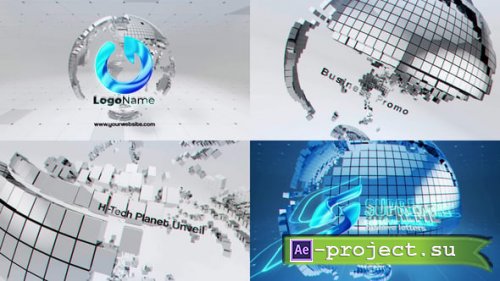 Videohive - Dynamic Cube Earth Unveil - 56315345 - Project for After Effects