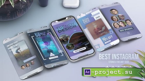 Videohive - Vertical Photo Vedeo Slideshow Reel - 56335299 - Project for After Effects