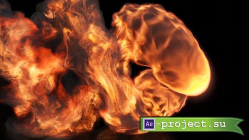 Videohive - Fireball Logo - 56325331 - Project for After Effects