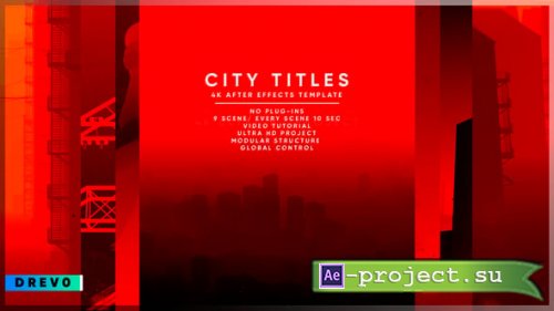 Videohive - City Titles Sequence/ Cinematic/ Art/Netflix/ Strikes Against Racism/ USA/ Politics/ Police/ Crime I - 27244109