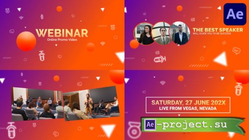 Videohive - Online Webinar Promo for After Effects - 56340138 - Project for After Effects