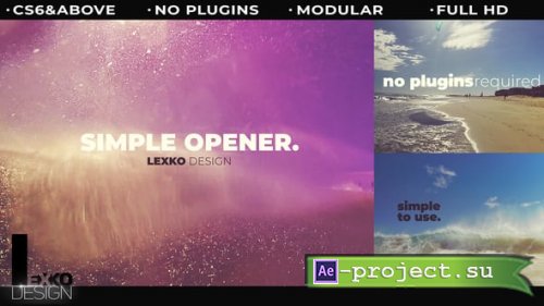 Videohive - Simple Opener - 22177621 - Project for After Effects
