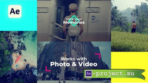 Videohive - Colorful Multiscreen Slideshow - 56383001 - Project for After Effects