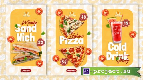 Videohive - Fast Food Menu Stories | Instagram - 56384858 - Project for After Effects