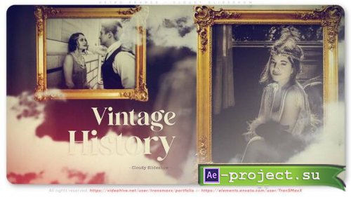 Videohive - Retro Frames - Cloudy Slideshow - 56459954 - Project for After Effects
