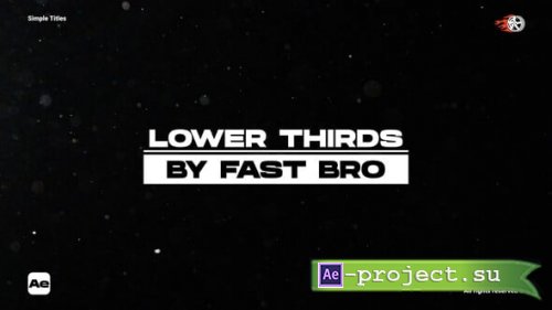 Videohive - Simple Titles - 56438705 - Project for After Effects