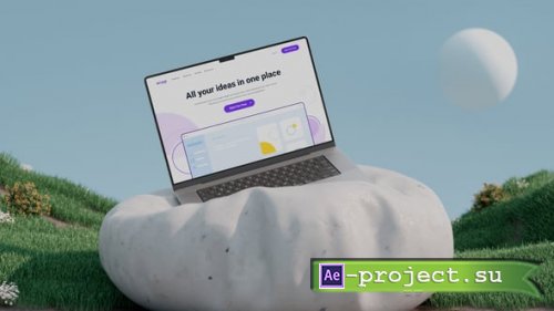 Videohive - Website Promo Laptop Mockup - 56463229 - Project for After Effects