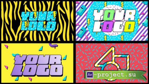 Videohive - Retro 90s Fun Logo - 56476512 - Project for After Effects