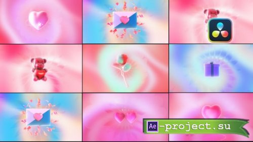 Videohive - Valentine Transitions - 56491029 - DaVinci Resolve Templates