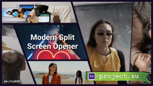 Videohive - Modern Split Screen Opener - 56369654 - DaVinci Resolve Templates