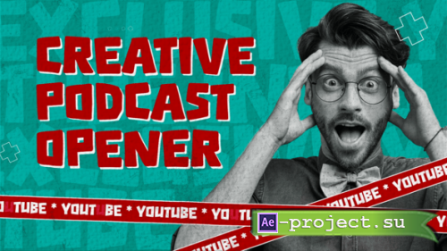 Videohive - Podcast Opener - 56507083 - Project for After Effects