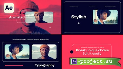 Videohive - Opener - Typography Opener - 56491373 - Project for After Effects