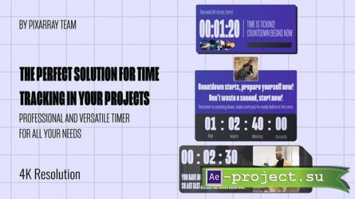 Videohive - Minimalist Countdown Timer Pro - 56490100 - Project for After Effects