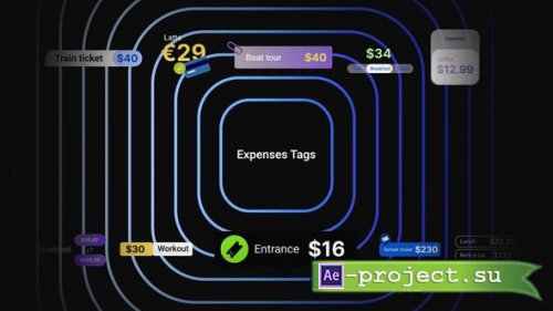 Videohive - Expenses Tags - 56502418 - Project for After Effects