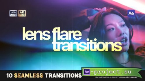 Videohive - Lens Flare Transitions - 56559599 - Project for After Effects