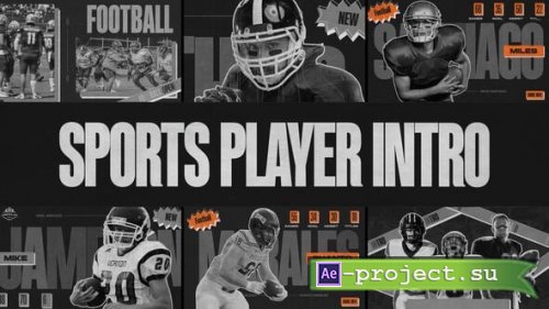 Videohive - Sport Player Intro | American Football - 56490713 - Project for After Effects