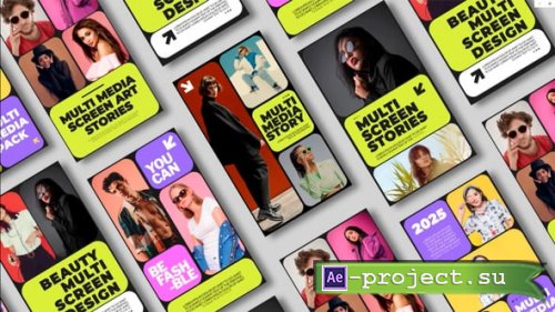 Videohive - Multi Screen Stories - 56509389 - Project for After Effects