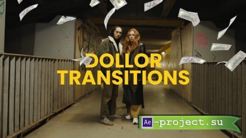 Videohive - Dollar Banknote Transition - 56510916 - Project for After Effects