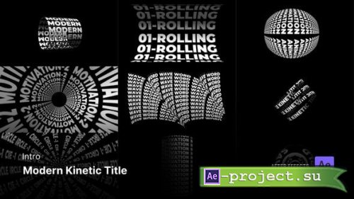 Videohive - Intro Countdown - Modern Kinetic Title After Effects Project Files - 56548035 - Project for After Effects