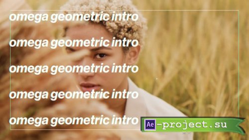 Videohive - Omega - Geometric Intro - 56506647 - Project for After Effects