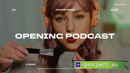 Videohive - Opening Podcast - 56566545 - Project for After Effects